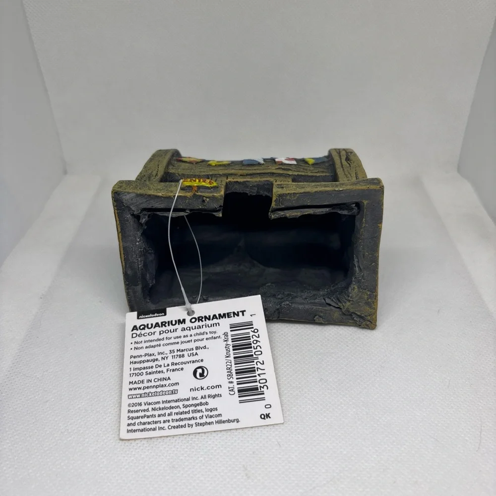 Krusty Krab-Spongebob Squarepants-Penn-Plax  Aquarium Ornament (#SBAR22)-NWT. - Picture 5 of 5
